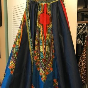 Ethnic skirt, free size, from 9-18